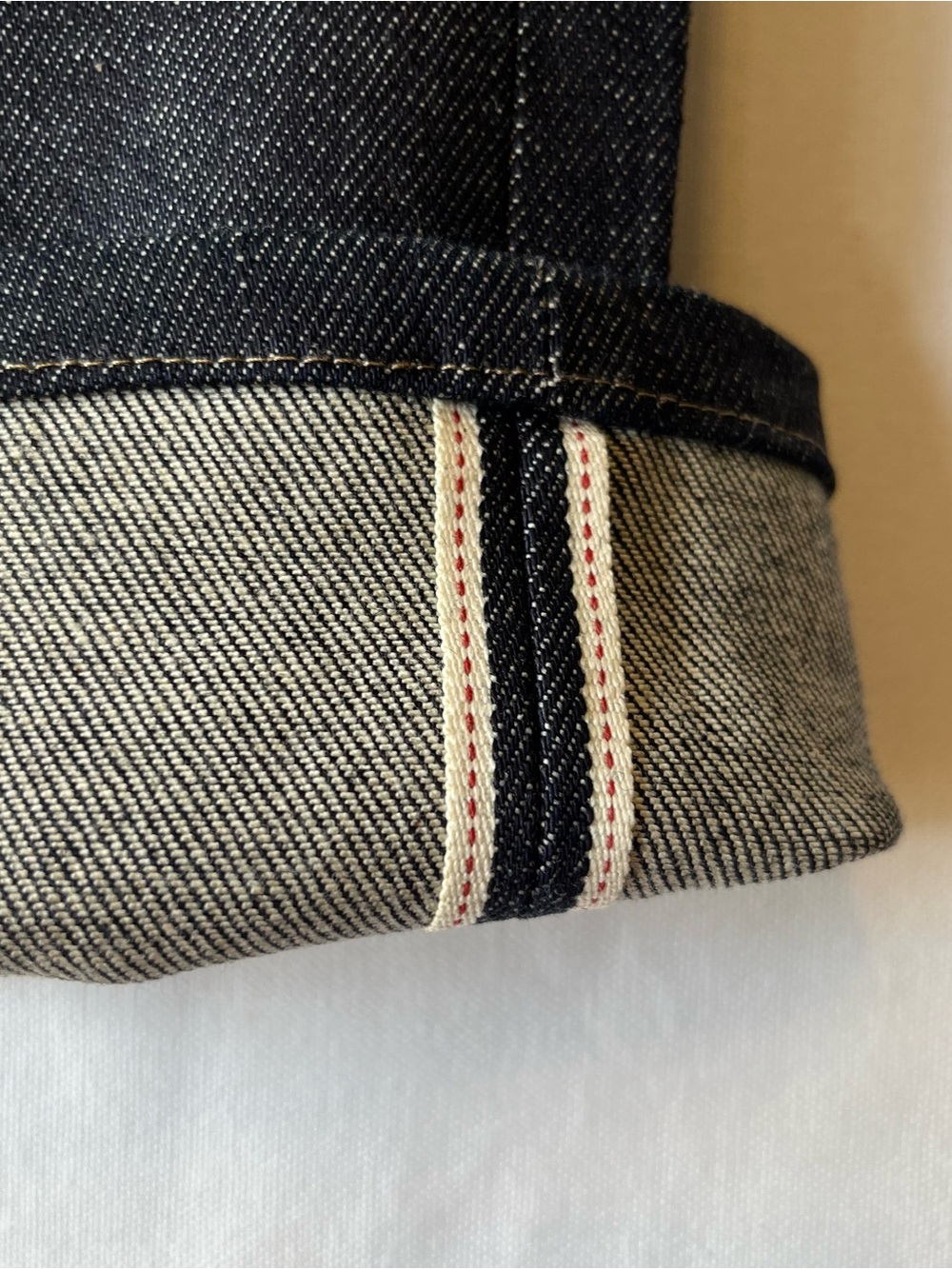 Uniqlo Selvedge jeans 30 x 30 Slim straight Dark blue Rigid Mid rise Zip fly - Picture 5 of 10